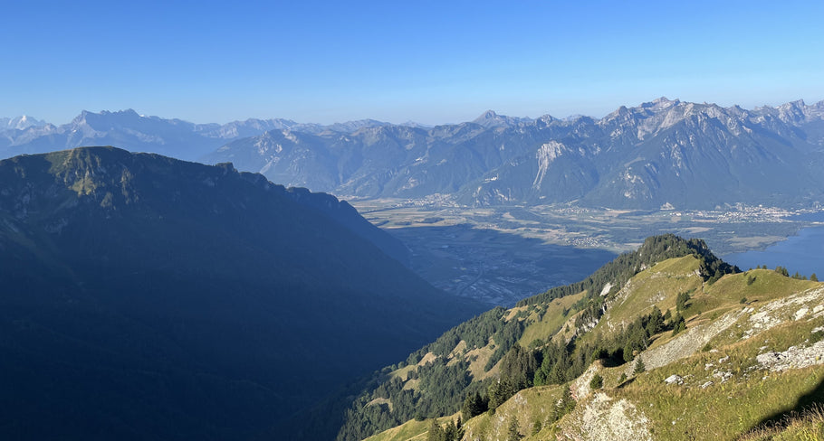 Late Summer Trail Running Near Montreux